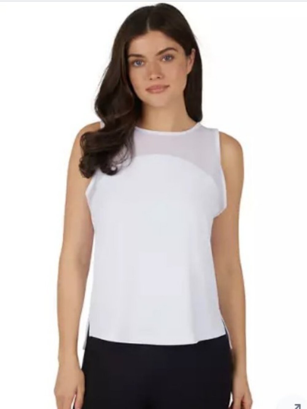 NEW W/TAGS YOGALICIOUS SYNERGY TANK WITH MESH INSERT WOMENS SIZE XS RET $46